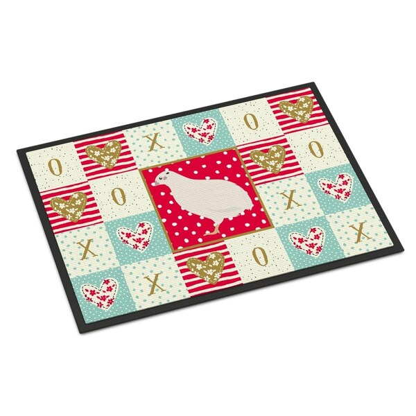Carolines Treasures 24 x 36 in. Texas Quail Love Indoor or Outdoor Mat CK5384JMAT - main
